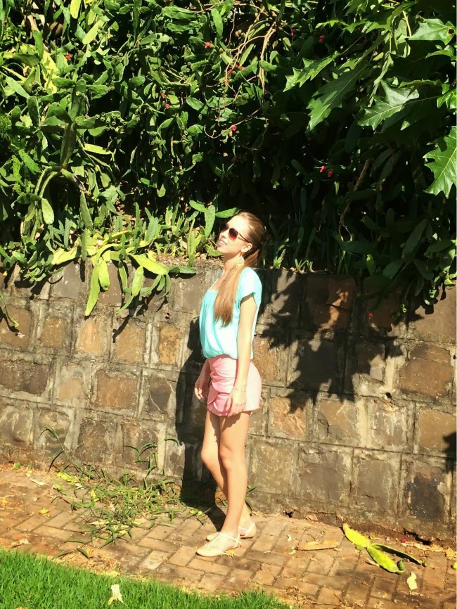 Meu Look – Shorts Saia