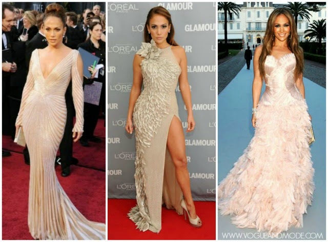 Inspiração – Os vestidos de Jennifer Lopez