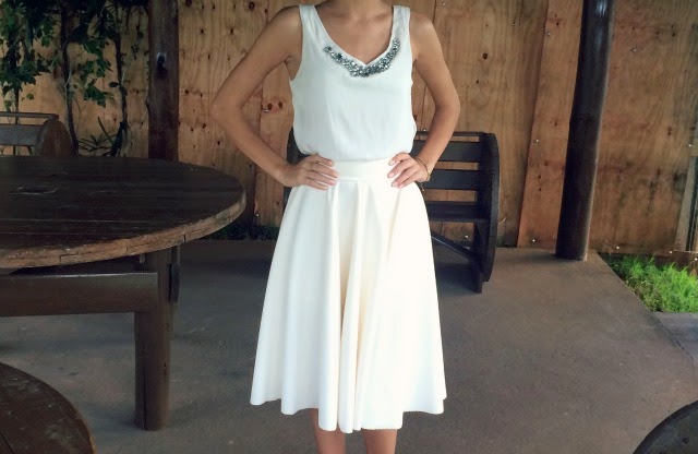 Meu Look – Saia Midi Clean