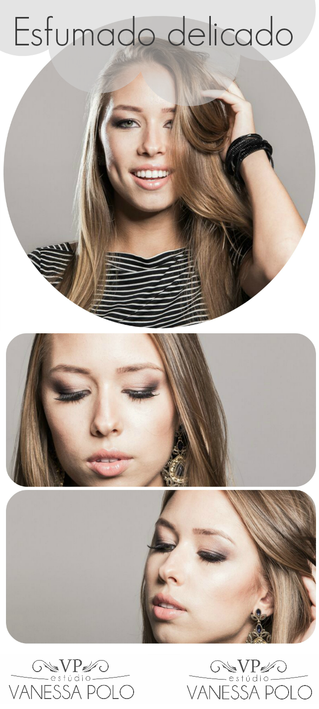 A maquiagem do meu ensaio no estúdio