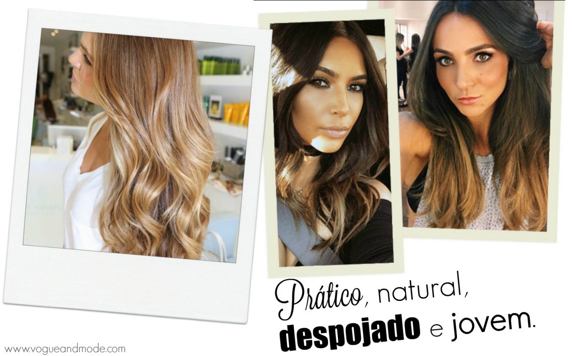 Ombré hair no inverno!